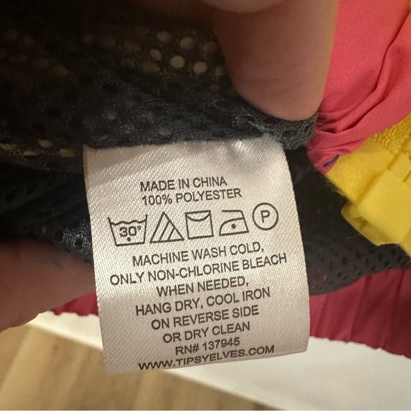 Tipsy Elves Sportswear Women’s Vintage Long Sleeve Windbreaker Jacket Sz L GUC - Picture 6 of 10